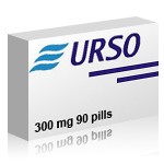 Urso (Ursodiol)  a generic drug with ursodeoxycholic acid for curing primary biliary cirrhosis, cholesterol gallstones and the prophylaxis of liver diseases