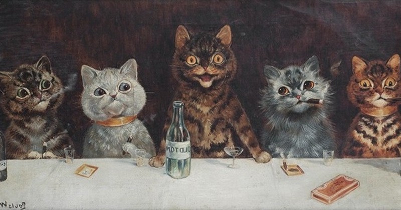 Louis Wain and cats: art seen through schizophrenia