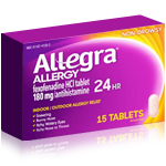 Generic Allegra 120 mg Fexofenadine